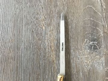 Ouvre-lettre / Coupe-papier Laguiole Avec étui - Occasion En Bon état - Pièce De Bureau Artisanale