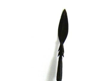 Flèche Amérindienne Originale - Pointe Métal, Plumes, Tendon, Peinture, #B7