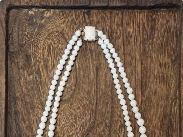 Ancien Collier En Perles De Verre - Style Bohème - Occasion Bon état