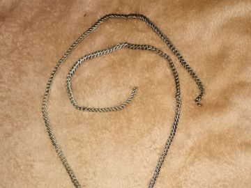 Collier Vintage Hématite + Pendentif Argent Avec Grelots Berbère - Occasion