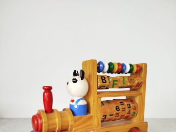 Boulier En Bois Pour Enfants – Jouet Éducatif Classique Abacus, Idéal Pour Apprendre à Compter Dès 3 Ans
