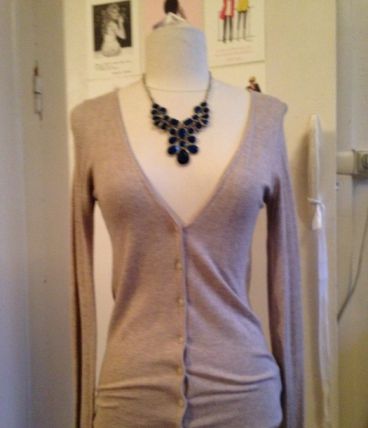 gilet gris beige