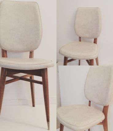 Chaise de style scandinave vintage des années 70 