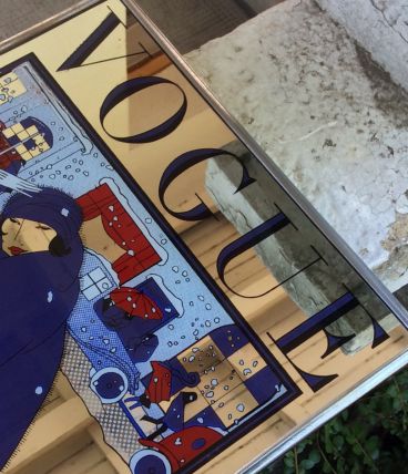 Miroir VOGUE "Art déco" tableau vintage cadre déco