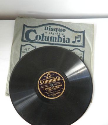 Vinyle 78 tours Columbia DF 546, Marc-Hévy&amp;Camus - Le Capitaine est Bon Garçon + Malade !!!