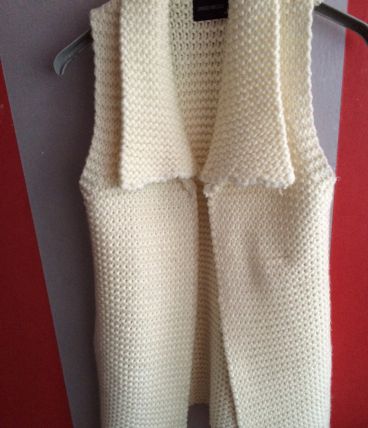 Gilet grosse maille 