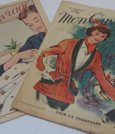 Deux magazines de mode 1954 