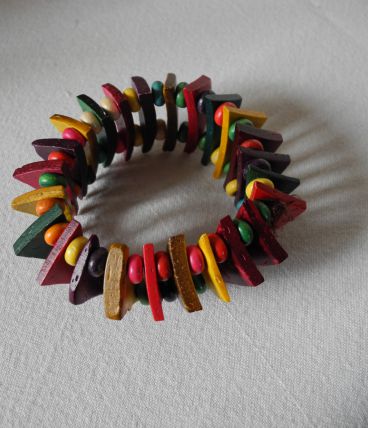 Bracelet en Noix de Coco Artisanat du Burkina-Faso