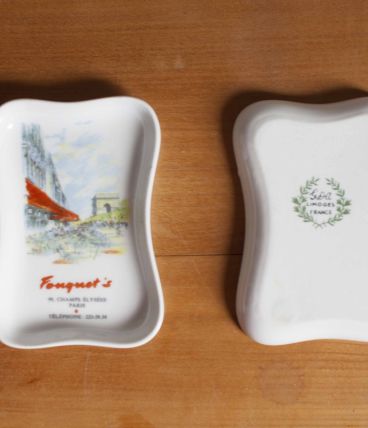 Coupelles du Fouquet's porcelaine Limoges