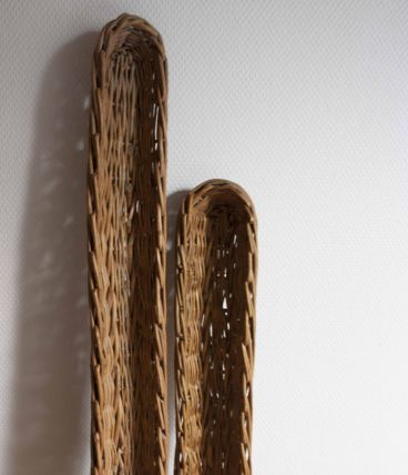 deux panières à pain en osier