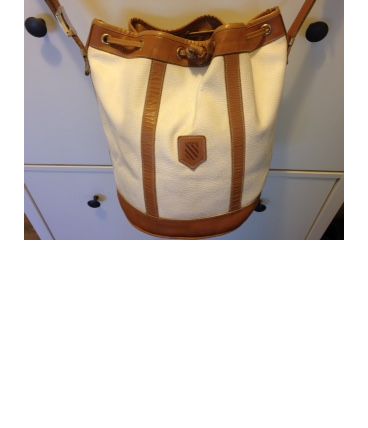 Sac seau en cuir vintage