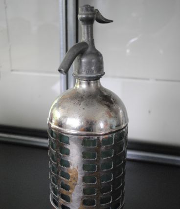 SIPHON EN ETAIN ET VERRE