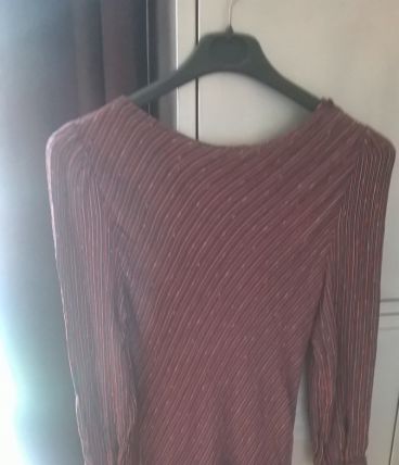 Robe vintage comme neuve rayée