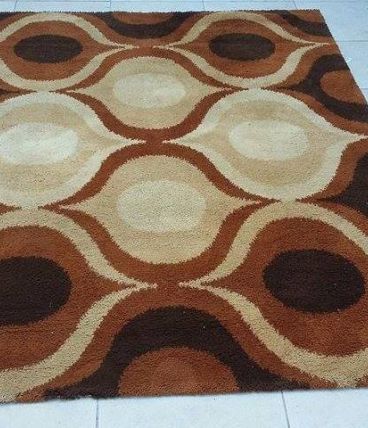 TAPIS VINTAGE ORIGINE ALLEMAGNE ANNÉES 70