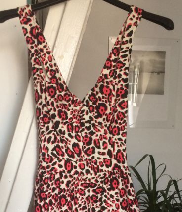 Robe Léopard Pink &amp; White