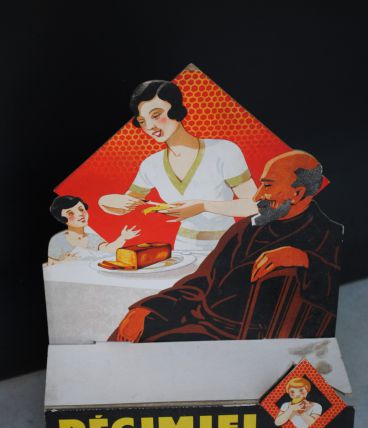 Publicité présentoir carton Régimiel