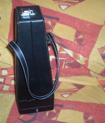 VALISETTE simili-cuir luxe pour transport bouteille champagne vin etc 
