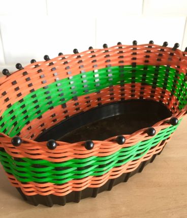 Corbeille à pain scoubidou