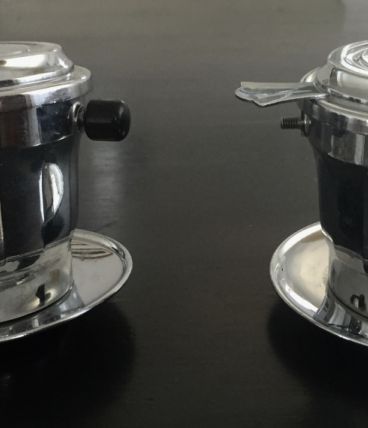 Filtre à café SFAMOKA chrome et bakélite 50