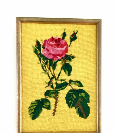 Tapisserie canevas vintage 50