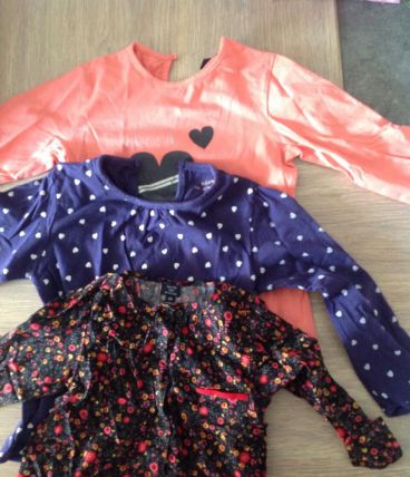 Ensemble de t-shirt manche longue et pull