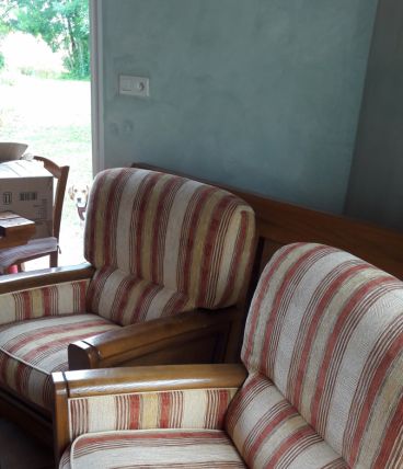 Canapé deux fauteuils 