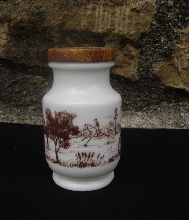 petit pot vintage pour condiment ou autre