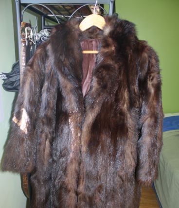 Manteau de fourrure 