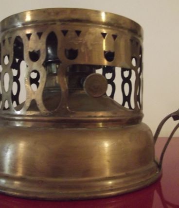 rechaud alcool en cuivre