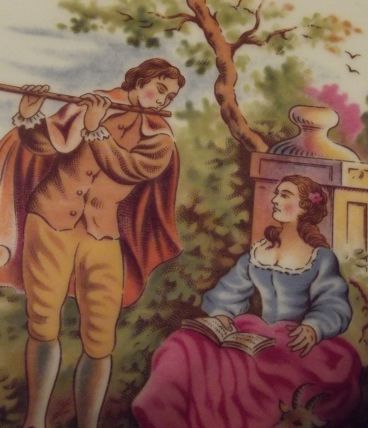 assiette de décoration 