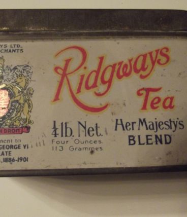 ancienne boite métal pour le thé