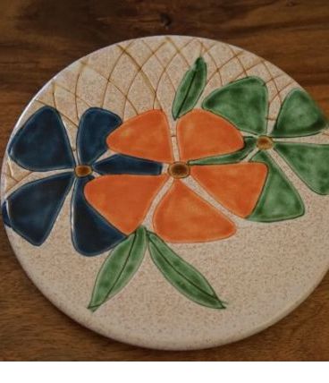 dessous de plat VALLAURIS signé KAROLE