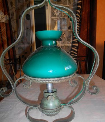 lustre en fer forgé