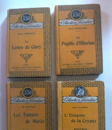 Livres collection familia - 1922 et 1931