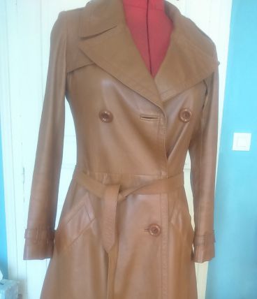 Trench Pierre Cardin cuir