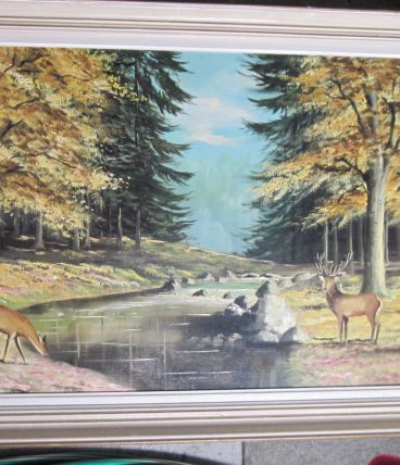 huile sur toile paysage