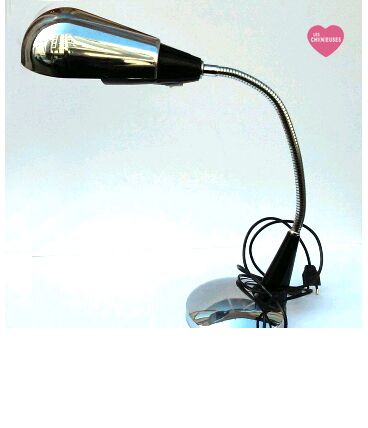  Lampe de bureau chrome articulé style Jumo 1970