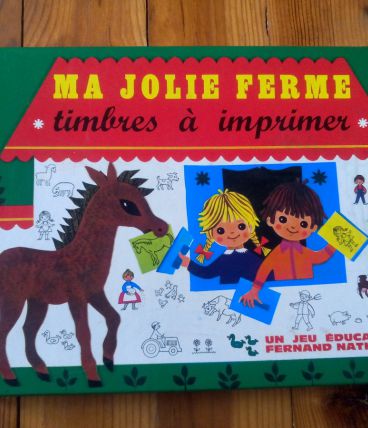 Timbres à imprimer - Fernand Nathan - vintage 70