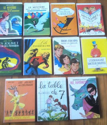 11 volumes de "nouvelle bibliothèque rose" et "bibliothèque rose" -  années 60 /70 
