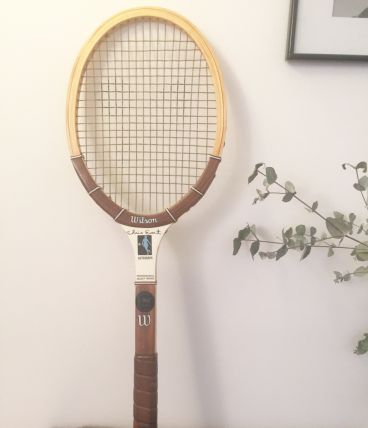 Raquette de tennis vintage de collection Wilson autograph Chris Evert 
