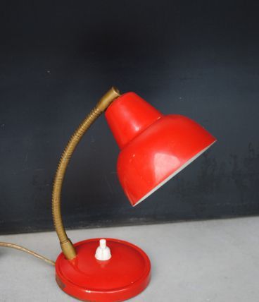 Petite lampe bureau métal année 70