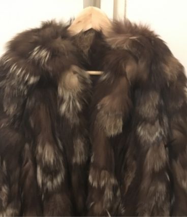 Manteau en fourrure années 80