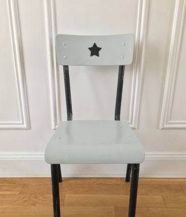 Petite chaise d'écolier Black Star années 60
