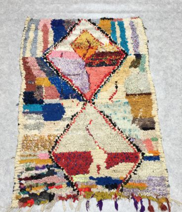 Tapis BOUCHEROUITE Noué Main 1,80x1,15m 