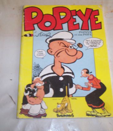 BD POPEYE ET SON POPA rare hors commerce 1988
