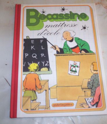 ALBUM BD DOS TISSU BECASSINE MAITRESSE D'ECOLE 