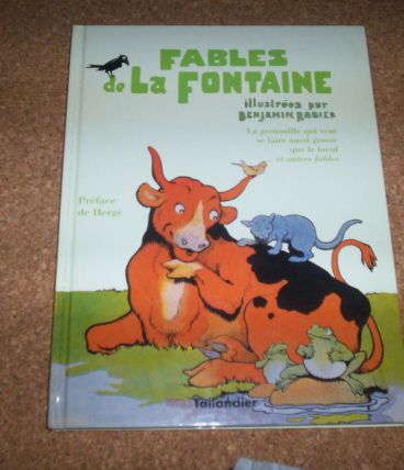 ALBUM FABLE LA FONTAINE ILLUSTRATIONS DE BENJAMIN RABIER 