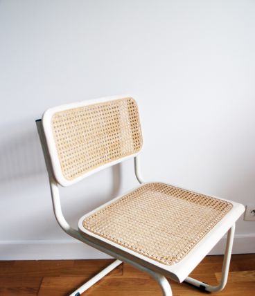 Chaise style Cesca de Marcel Breuer vintage années 70