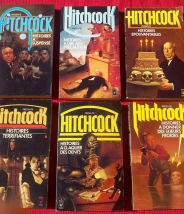Lot de 6 volumes Alfred Hitchcock 