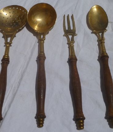 lot de 4 ustensiles cuisine  vintages anciens